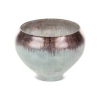 Misa dekoracyjna szklana ABRIL 23X23X18 turkusowa