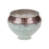 Misa dekoracyjna szklana ABRIL 23X23X18 turkusowa