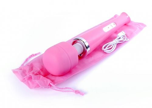 stymulator magic massager wand usb pink 10 function na Arena.pl