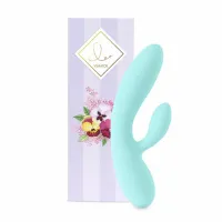 feelztoys lea ocean blue - silikonowy model podwojny, wodoodporny
