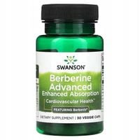 SWANSON Berberine Advanced 500mg 30 kapsułek Fitosomalna Berberyna ekstrakt