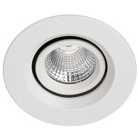 Podtynkowa LAMPA sufitowa TORRES ADJUST DA-401C/WK-WW/50 Italux okrągła OPRAWA metalowa LED 13W 3000K wpuszczana IP44 biała