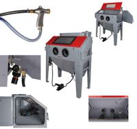 Piaskarka kabinowa kabina do piaskowania 420 litrów boczne otwieranie 60kg