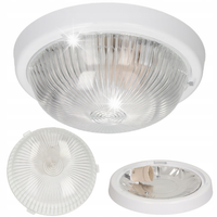 PLAFON LAMPA SUFITOWA OPRAWA OŚWIETLENIOWA NA ŻARÓWKĘ E27 KLOSZ SZKŁO IP44