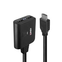 Lindy 2 Port HDMI 4K60 Splitter