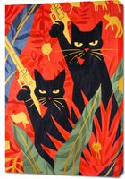 Obraz 60x90cm Dżungla w Odcieniach Nocy