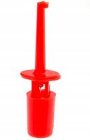 Sonda pomiarowa klips haczyk do analizatora CZERWONA