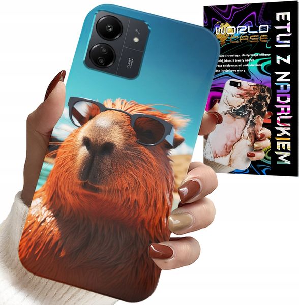 ETUI DO XIAOMI POCO C65 - SŁODKA KAPIBARA, CAPIBARA CASE + FOLIA zdjęcie 1