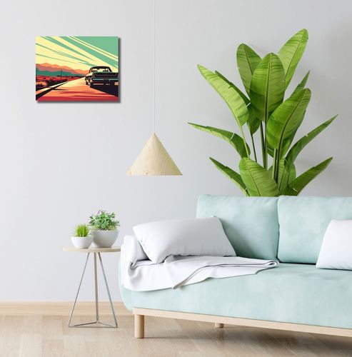 Obraz 40x30cm Droga przez Pustynię na Arena.pl