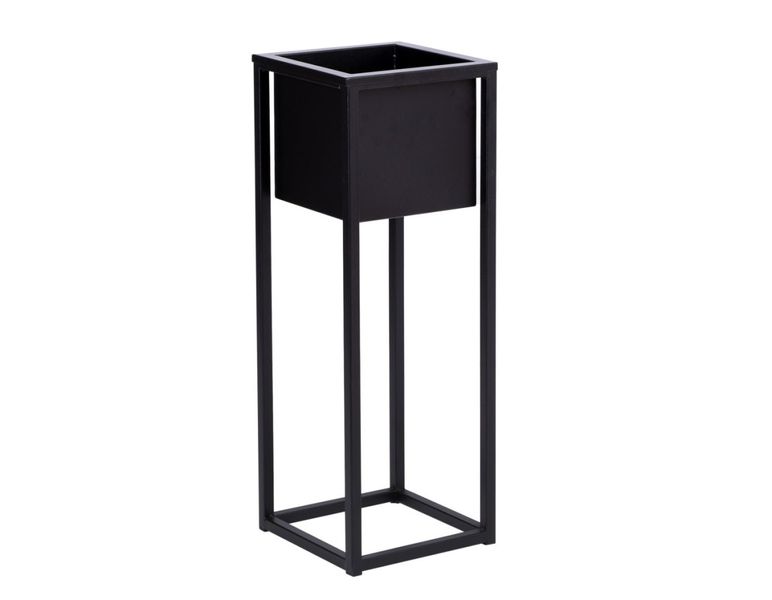 Kwietnik Concove loft 40 cm czarny zdjęcie 4
