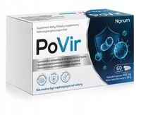 PoVir 400 mg Narum 60 kapsułek OSŁABIENIE I INFEKCJE