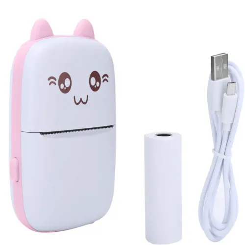 Mini drukarka termiczna bezprzewodowa przenośna drukuś do notatek na Arena.pl