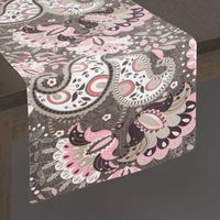 OBRUS ALVINA 35X180 CM CZARNY bieżnik