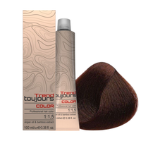 TREND TOUJOURS Farba do włosów - Mahoniowo Złocisty Blond 7.53 - 100ml