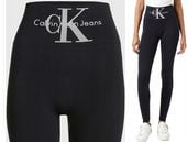 CK CALVIN KLEIN LEGINSY DAMSKIE MICROFIBE BLACK XL