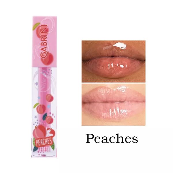 Gabrini - nawilżający owocowy błyszczyk do ust Peaches Brzoskwinia 4ml zdjęcie 3