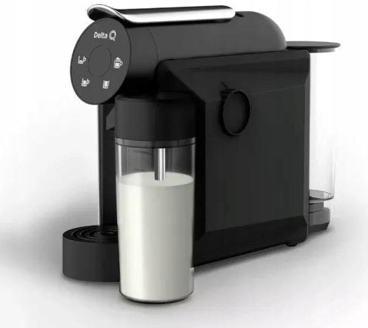 Ekspres kapsułkowy Delta Q MILKQOOL mini 20 bar czarny zdjęcie 1