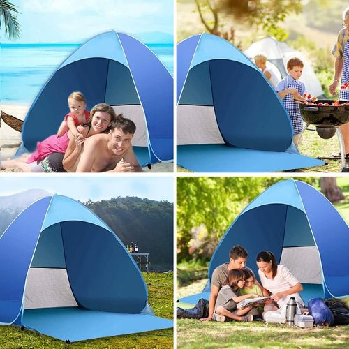 AUTOMATYCZNY NAMIOT PLAŻOWY NA PLAŻĘ SAMOROZKŁADAJĄCY 165x150x110 CM na Arena.pl