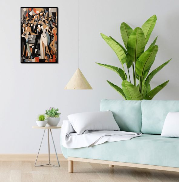 Plakat 40x60cm Bal w Art Deco zdjęcie 4