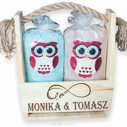 Bawełniane ręczniki haft komputerowy TANIO logo na Arena.pl