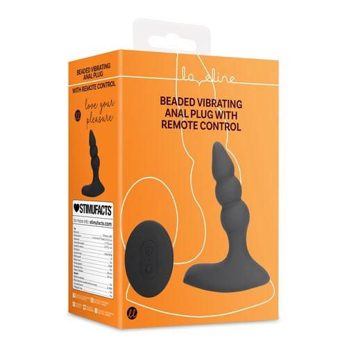 beaded vibrating anal plug with remote control na Arena.pl