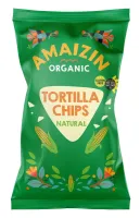 Chipsy Tortilla Kukurydziane Solone Bezglutenowe BIO 250 g - Amaizin