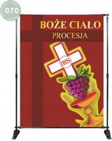 BANER NA BOŻE CIAŁO dekoracja OŁTARZA 200x150cm