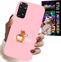 ETUI DO XIAOMI NOTE 11 / 11S - ŚMIESZNE WZORY I LOVE YOU PIESEK OBUDOWA