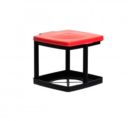 KOSZ ŚMIECI STELAŻ STOJAK NA WORKI 120 L NIEBIESKI na Arena.pl