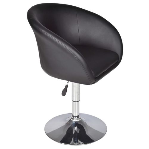 Fotel barowy x2, czarny na Arena.pl