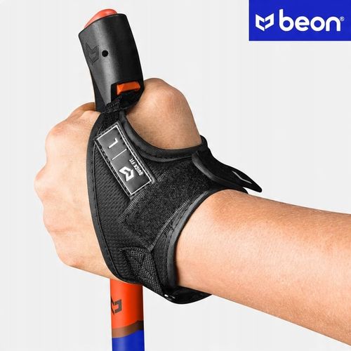 KIJKI NORDIC WALKING KIJE TELESKOPOWE Z WYPINANYMI RĘKAWICZKAMI REGULOWANE na Arena.pl