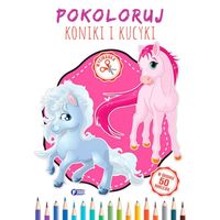 pokoloruj. koniki i kucyki - kolorowanka malowanka