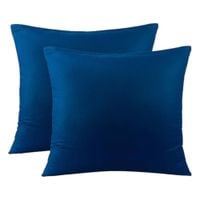Poszewka Na Poduszkę Aksamitna Niebieska 2szt