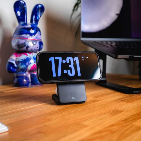 Spacecase Wireless Charger 2In1 Magcharge Wm5B Black zdjęcie 2