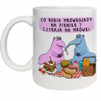 Zabawny kubek mrówkojad piknik zabawny tekst