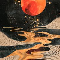 Plakat 90x90cm Planetarny Taniec