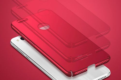 Etui MSVII Thin Case do Huawei P8 / P9 Lite 2017 Czerwone na Arena.pl