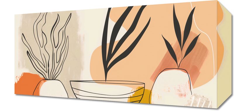 Obraz 40x20cm Szkice Botaniczne zdjęcie 1