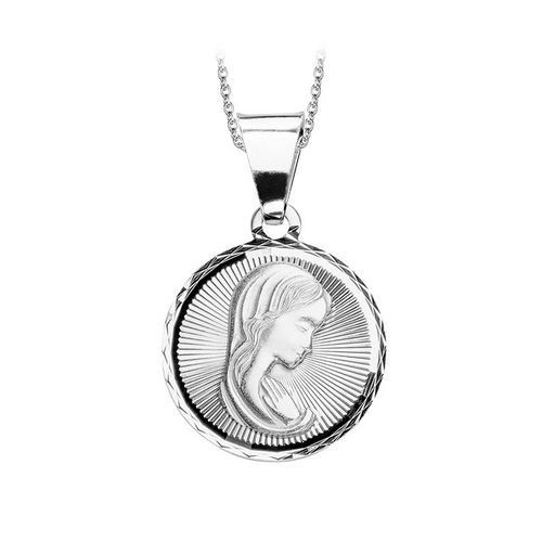 srebrny medalik matka boża na Arena.pl