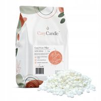 Wosk sojowy EasyWax Pillar do świec wolnostojących naturalny pastylki 1 kg