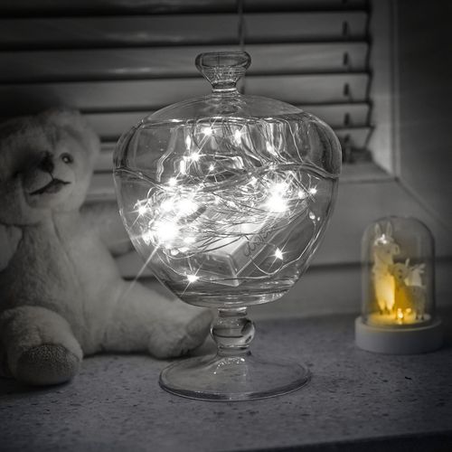 LAMPKI LED DRUCIKI DEKORACYJNE 5M 50LED ZIMNY BIAŁY WYSOKA JAKOŚĆ WYKONANIA na Arena.pl