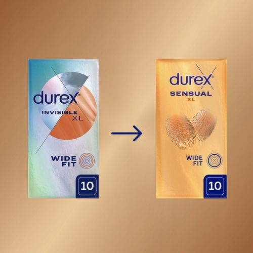 Prezerwatywy DUREX SENSUAL XL super cienkie powiększone duże większe na Arena.pl