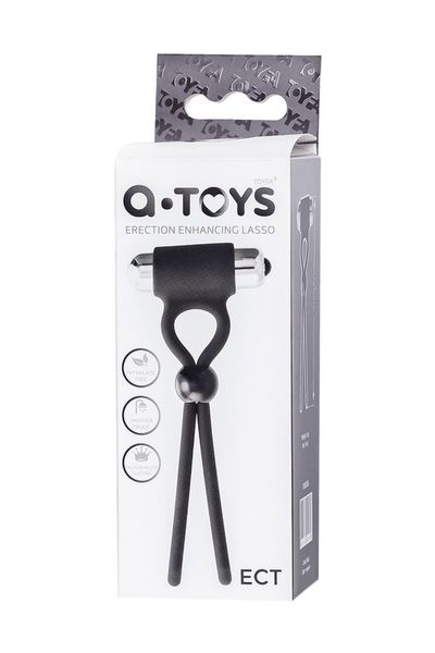A-Toys Erection Enhancing Lasso Ect , Black, Silicone, 14Cm zdjęcie 5