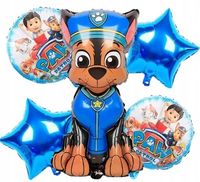 ZESTAW FOLIOWYCH BALONÓW PSI PATROL Chase MARSHALL DEKORACJA URODZINOWA