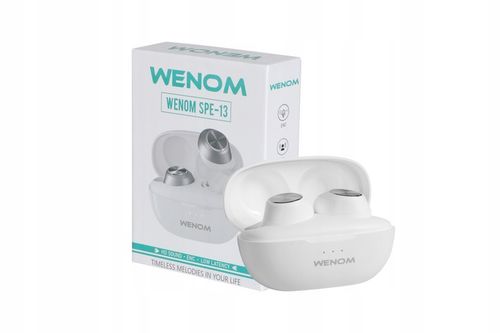 SŁUCHAWKI BEZPRZEWODOWE DOKANAŁOWE SPE-13 BLUETOOTH WODOODPORNE 2 mikrofony na Arena.pl