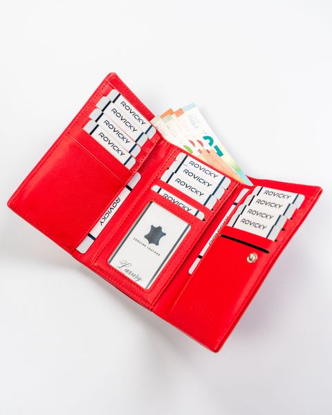 portfel damski pu gd29-sfk-7724 red zdjęcie 9