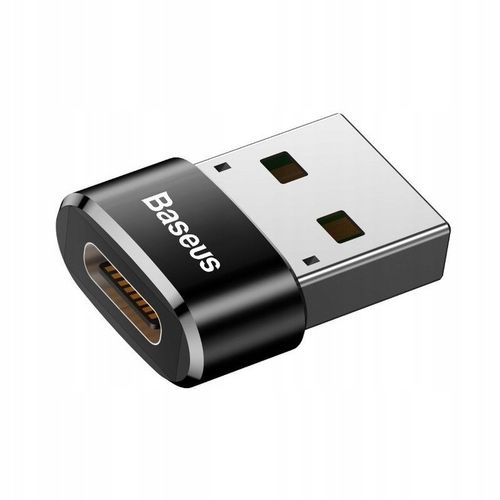 Adapter BASEUS USB-C do USB-A mały 3A Przejściówka nowy kabel do ładowarki na Arena.pl