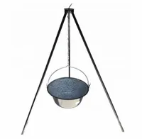 KOCIOŁEK WĘGIERSKI EMALIOWANY TRÓJNÓG GULASZ 10L