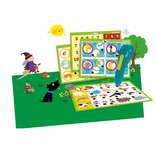 Gra edukacyjna Clementoni Mówiące pióro 500 pytań Zwierzęta Clementoni na Arena.pl