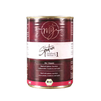 Bio wołowina 75% z komosą ryżową i cukinią 410g | karma mokra dla psa